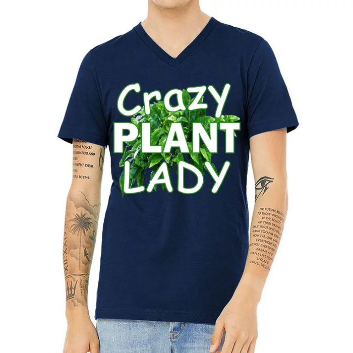 Crazy Plant Lady V-Neck T-Shirt