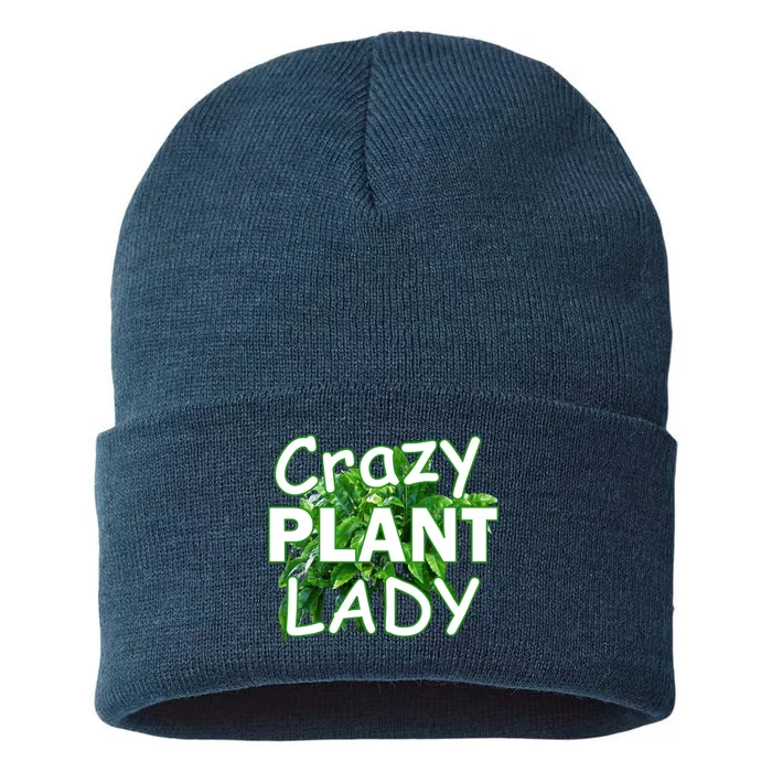 Crazy Plant Lady Sustainable Knit Beanie