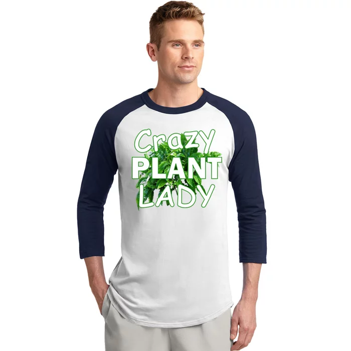 Crazy Plant Lady Baseball Sleeve Shirt