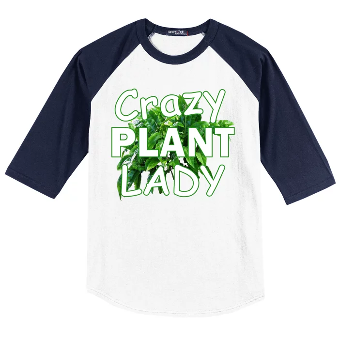 Crazy Plant Lady Baseball Sleeve Shirt