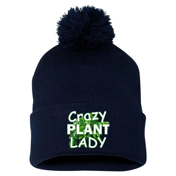 Crazy Plant Lady Pom Pom 12in Knit Beanie