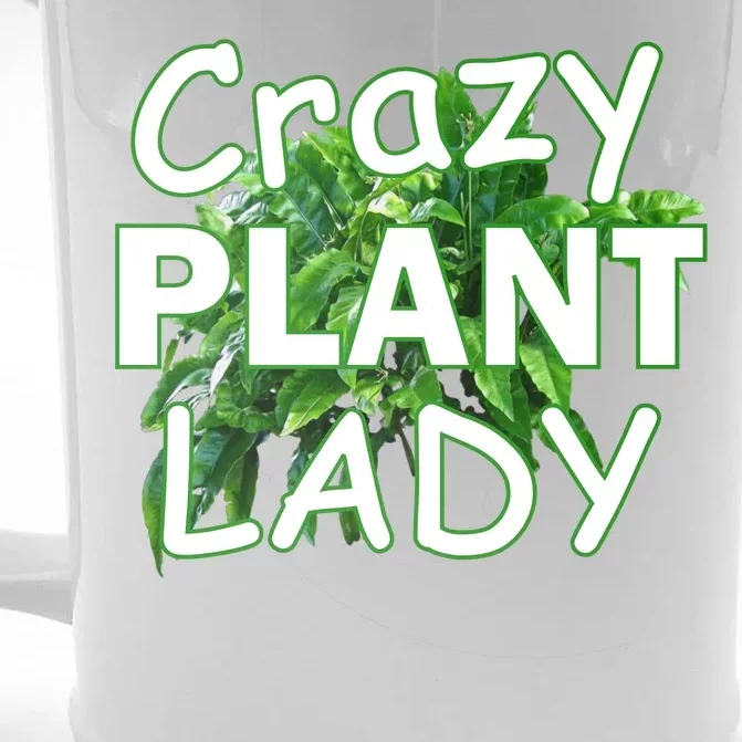 Crazy Plant Lady Front & Back Beer Stein