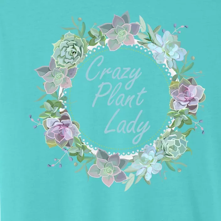 Crazy Plant Lady Floral Logo ChromaSoft Performance T-Shirt