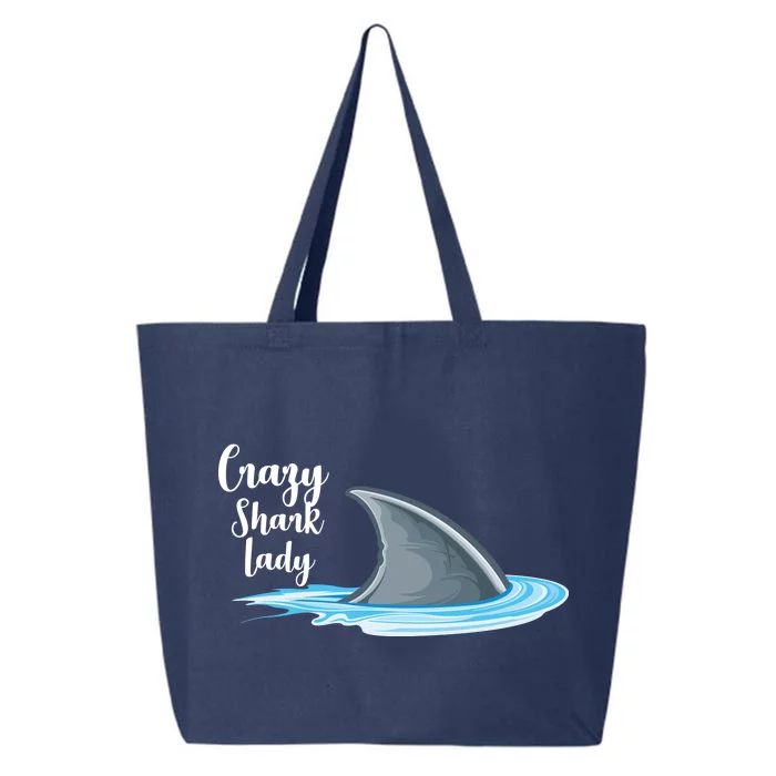 Crazy Shark Lady 25L Jumbo Tote