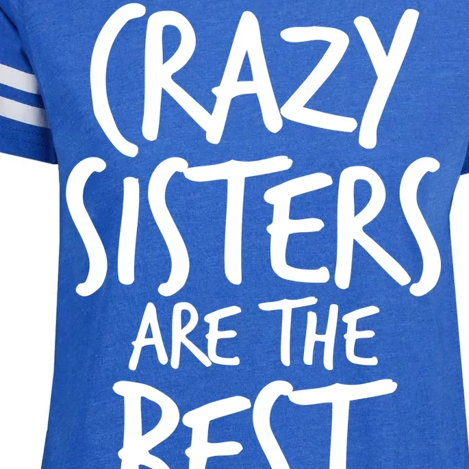 Crazy Sisters Are the Best Aunts Enza Ladies Jersey Football T-Shirt