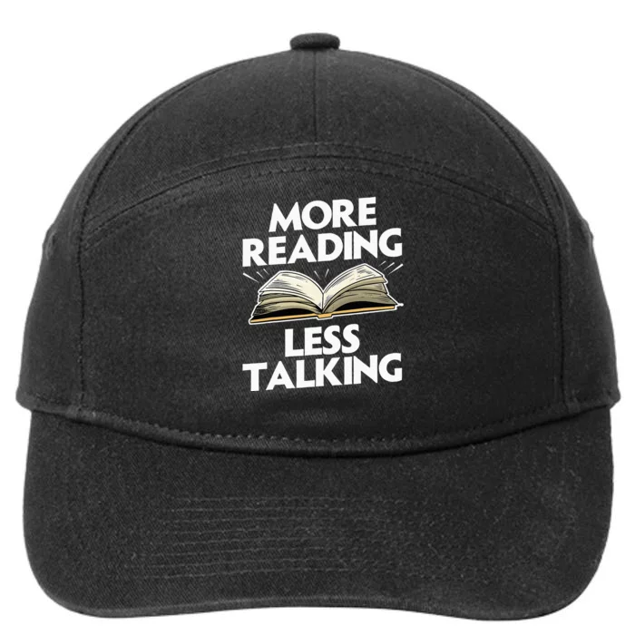 Cool Reading Books For Wo Book Lover Bookworm Library 7-Panel Snapback Hat