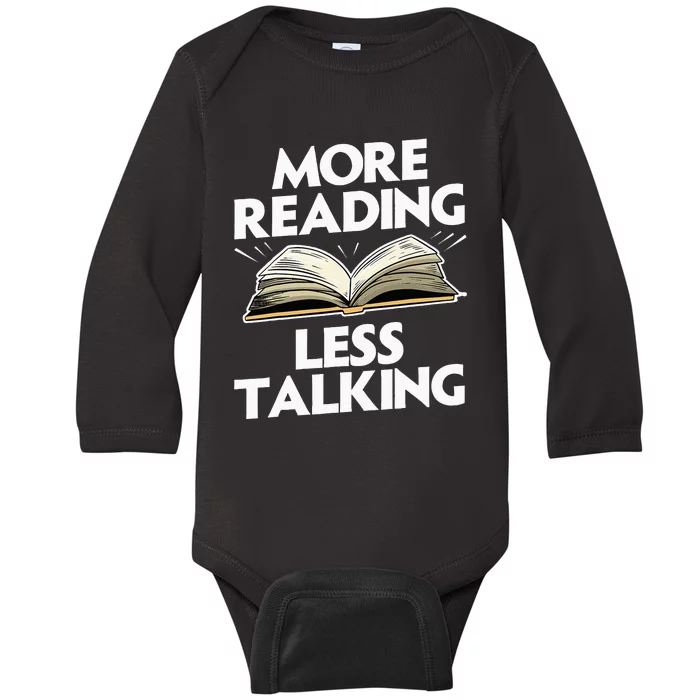 Cool Reading Books For Wo Book Lover Bookworm Library Baby Long Sleeve Bodysuit