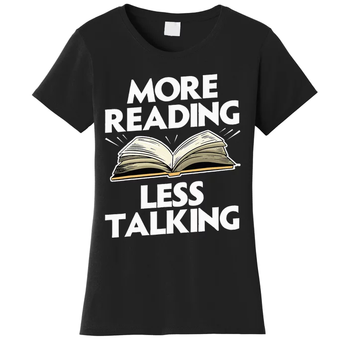 Cool Reading Books For Wo Book Lover Bookworm Library Women's T-Shirt