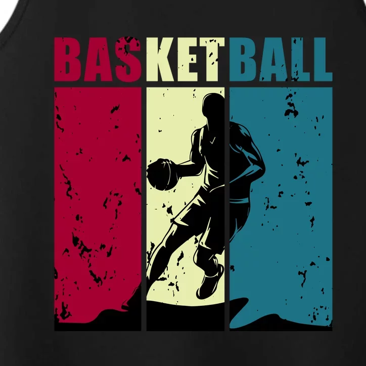 Classic Retro Basketball Performance Tank