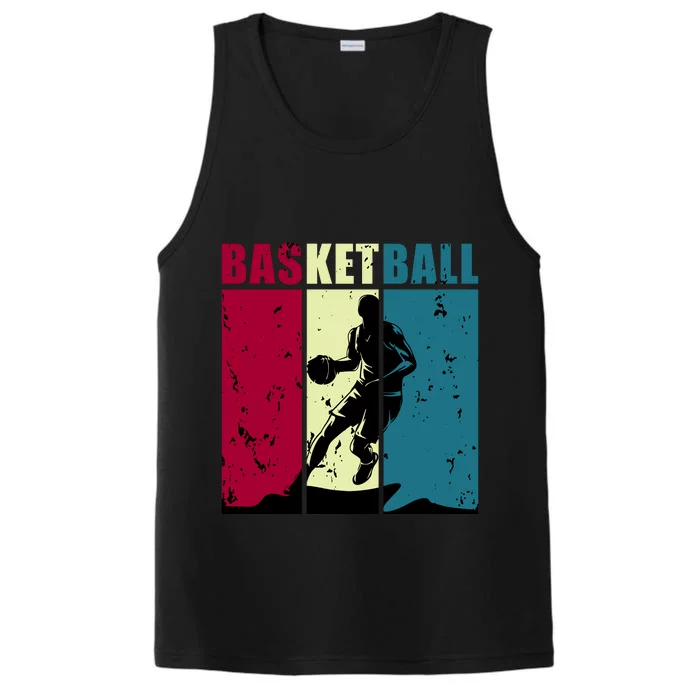 Classic Retro Basketball Performance Tank