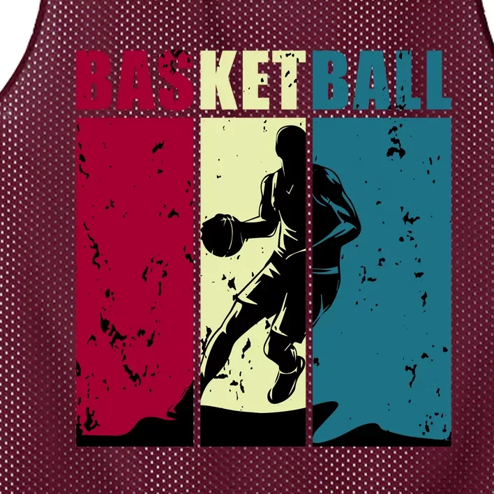 Classic Retro Basketball Mesh Reversible Basketball Jersey Tank