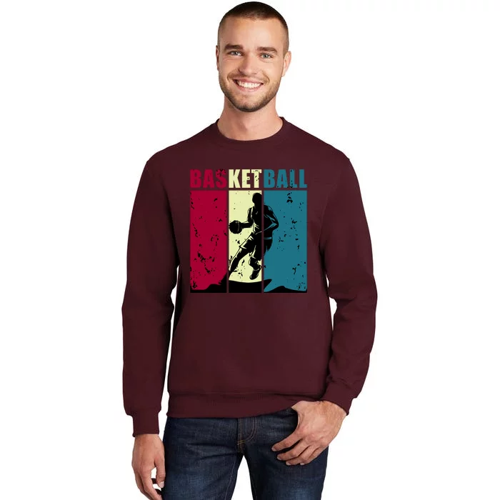 Classic Retro Basketball Tall Sweatshirt