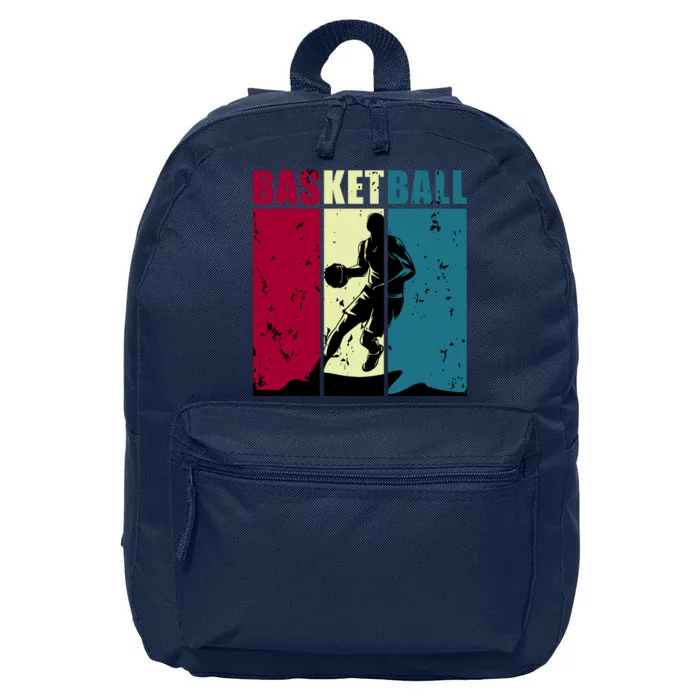 Classic Retro Basketball 16 in Basic Backpack