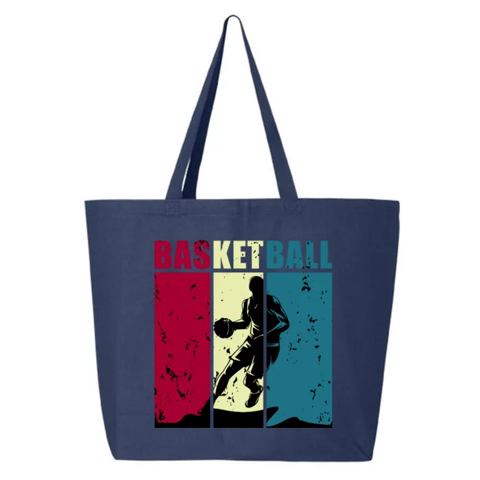 Classic Retro Basketball 25L Jumbo Tote