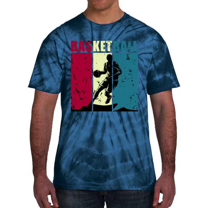 Classic Retro Basketball Tie-Dye T-Shirt