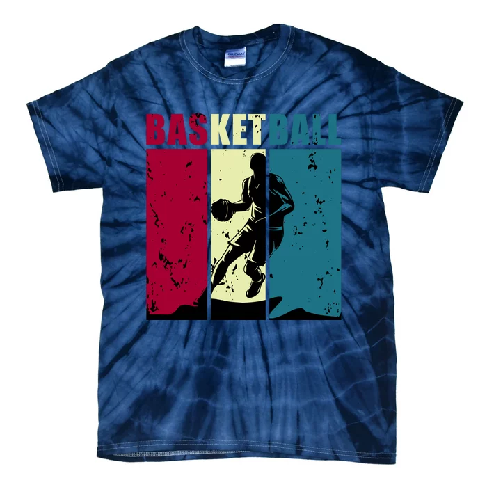 Classic Retro Basketball Tie-Dye T-Shirt