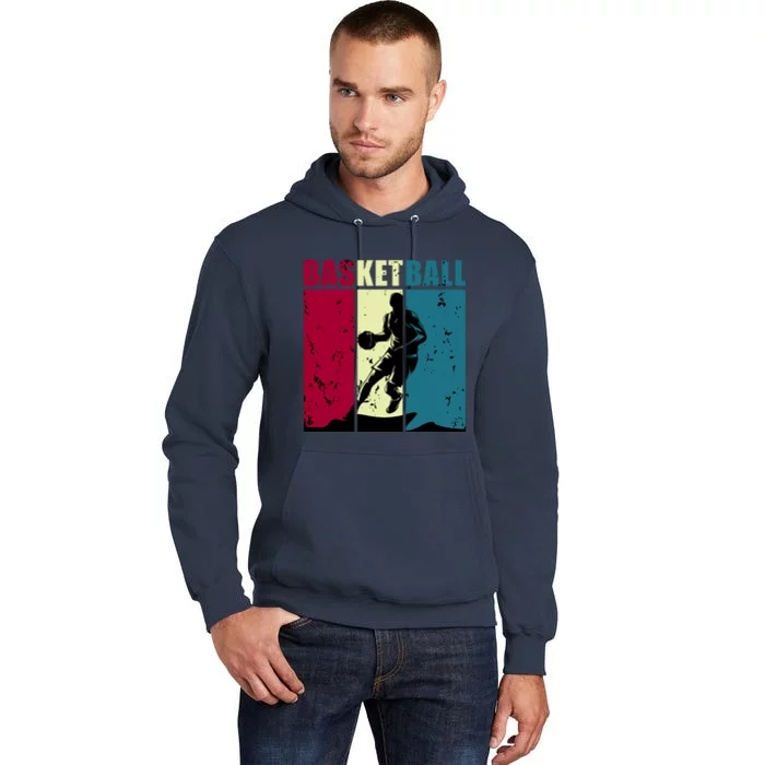 Classic Retro Basketball Tall Hoodie