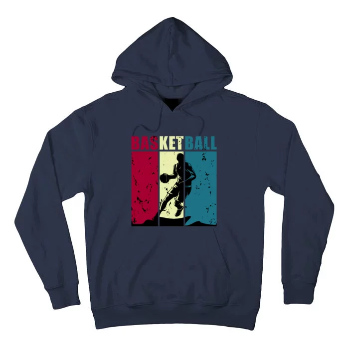 Classic Retro Basketball Tall Hoodie