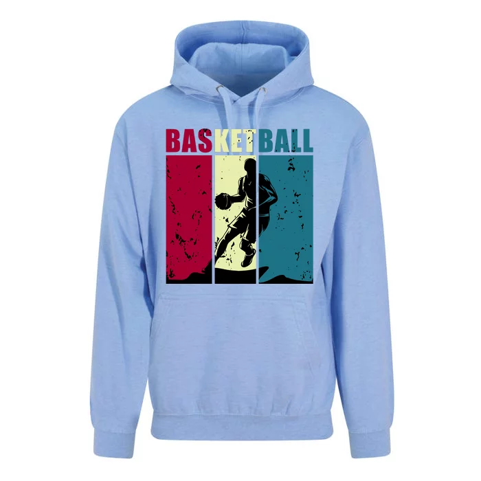 Classic Retro Basketball Unisex Surf Hoodie