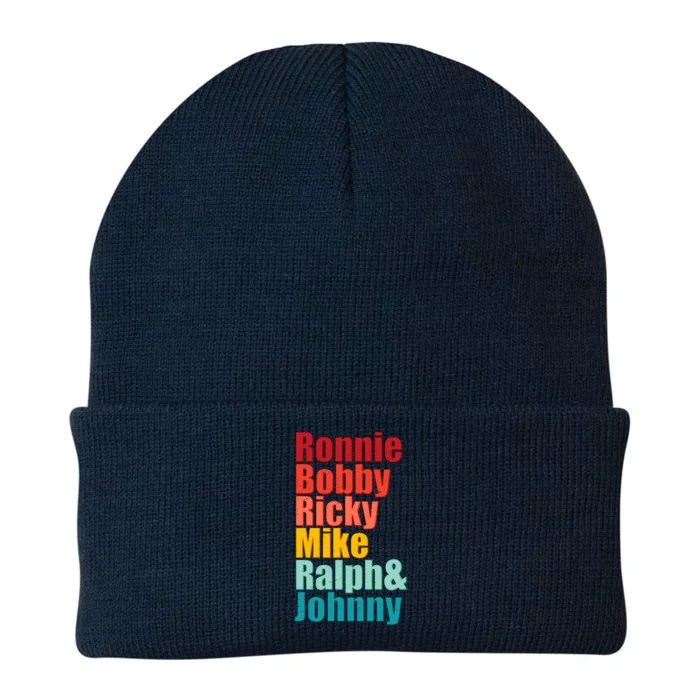 Cool Ronnie Bobby Ricky Mike Ralph And Johnny Knit Cap Winter Beanie