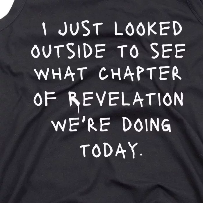 Christian Rapture Bible Revelation Jesus Joke Gift Tank Top