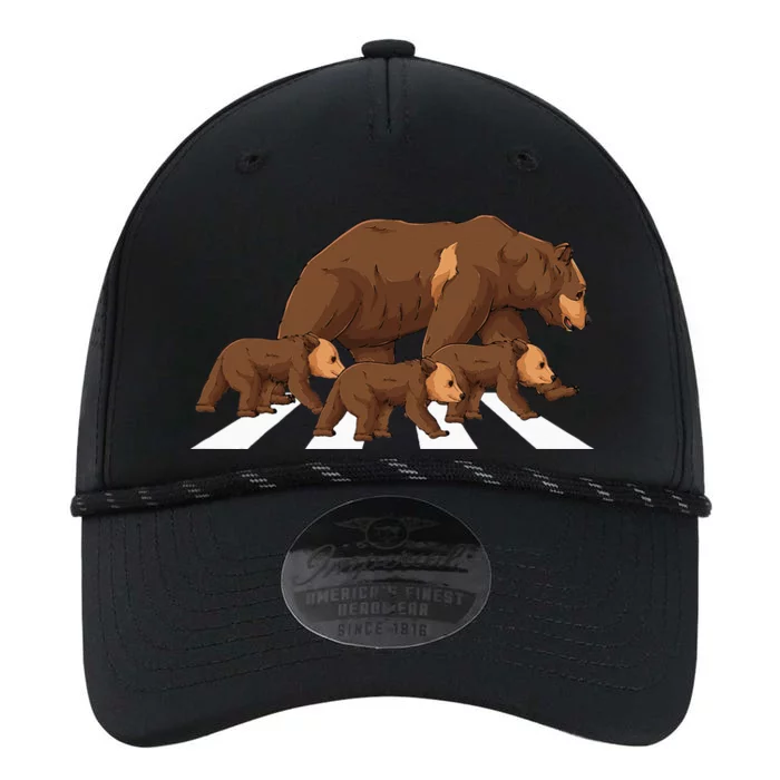 Crossing Road Bear Wildlife Wild Camping Campers Bear Performance The Dyno Cap