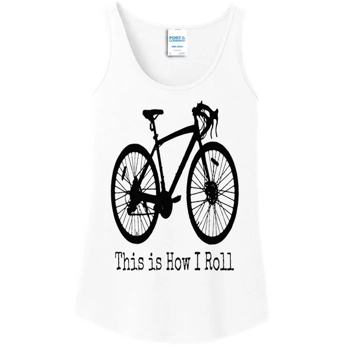 Cycling Road Bike Bicycle Funny Cyclist Ladies Essential Tank