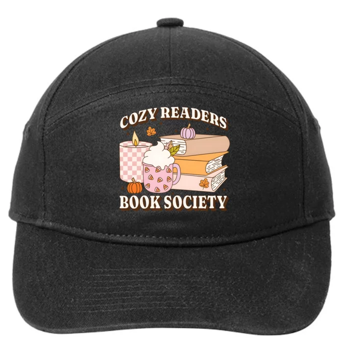 Cozy Readers Book Society Book Lover Bookworm 7-Panel Snapback Hat