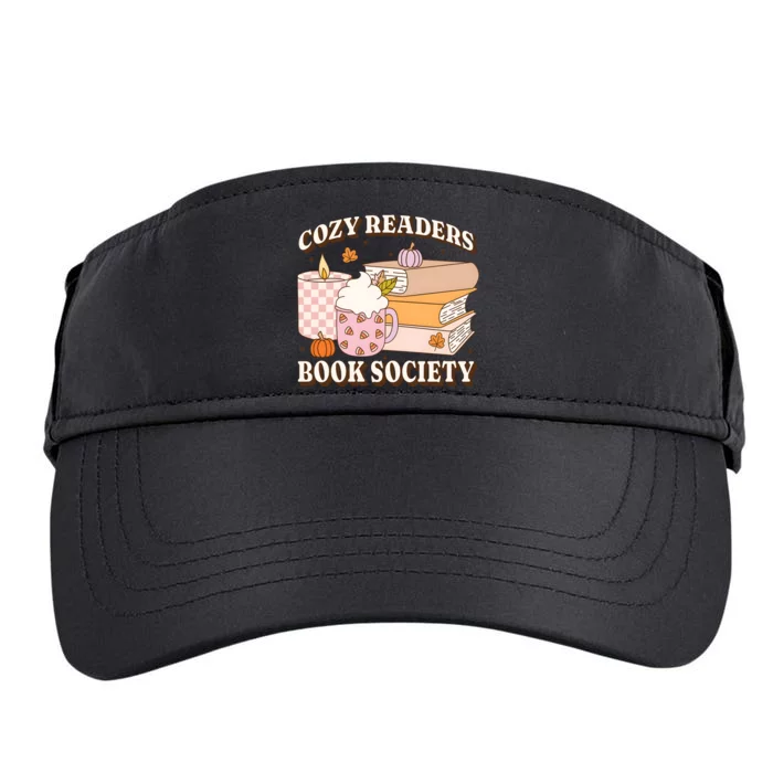 Cozy Readers Book Society Book Lover Bookworm Adult Drive Performance Visor