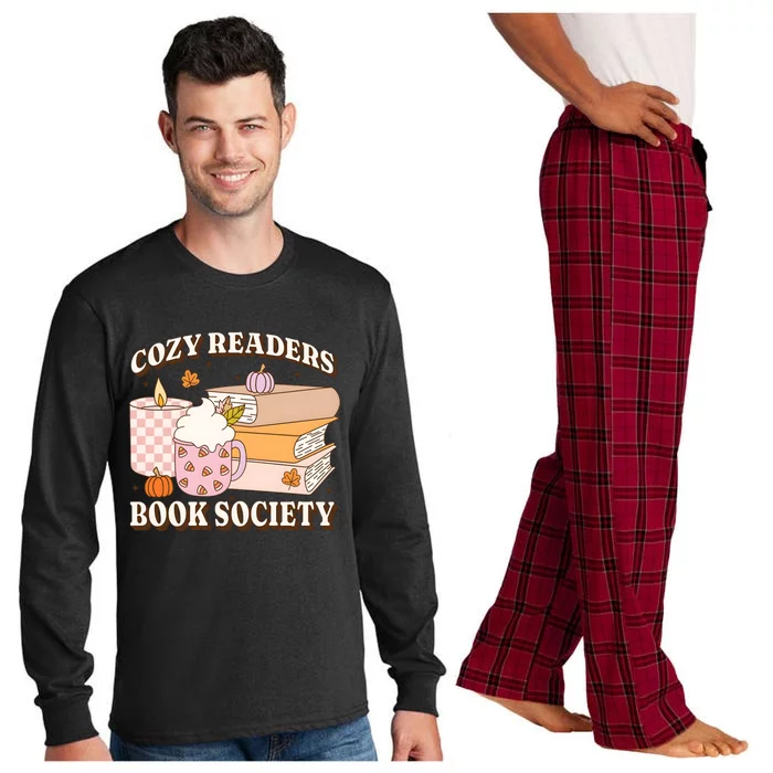 Cozy Readers Book Society Book Lover Bookworm Long Sleeve Pajama Set