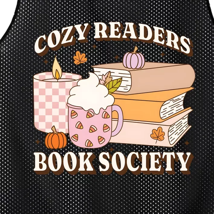 Cozy Readers Book Society Book Lover Bookworm Mesh Reversible Basketball Jersey Tank