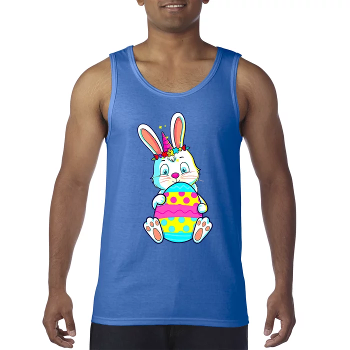 Cute Rabbit Bunny Unicorn Easter Egg Easter Day Cool Gift Tank Top