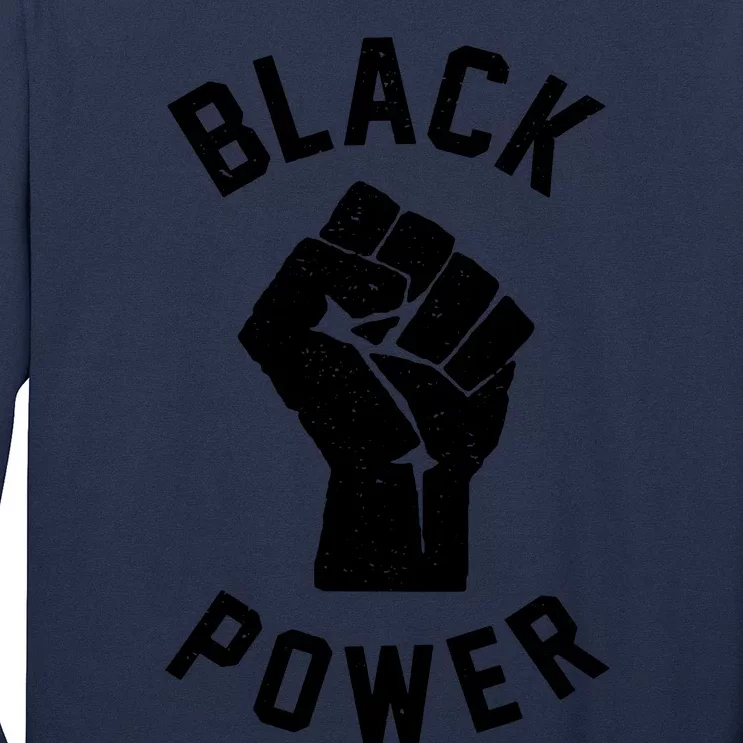 Civil Rights Black Power Fist Long Sleeve Shirt