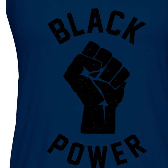 Civil Rights Black Power Fist Ladies Essential Flowy Tank