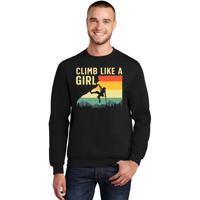 Cool Rock Climbing Mountain Rock Climbers Sweatshirt