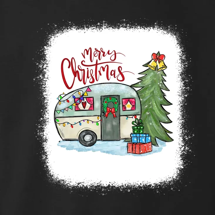 Camping RV Christmas Happy Xmas Party Camping Gift Toddler Hoodie