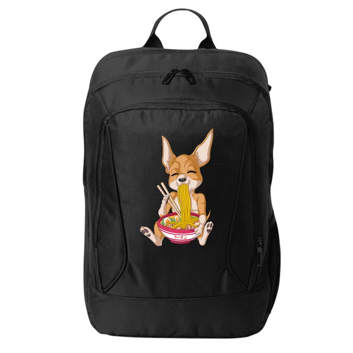 Chihuahua Ramen City Backpack