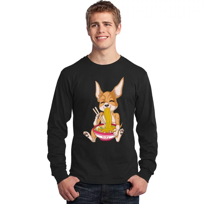 Chihuahua Ramen Tall Long Sleeve T-Shirt