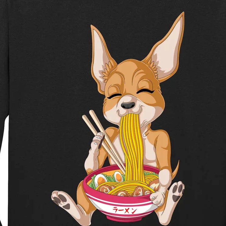 Chihuahua Ramen Tall Long Sleeve T-Shirt