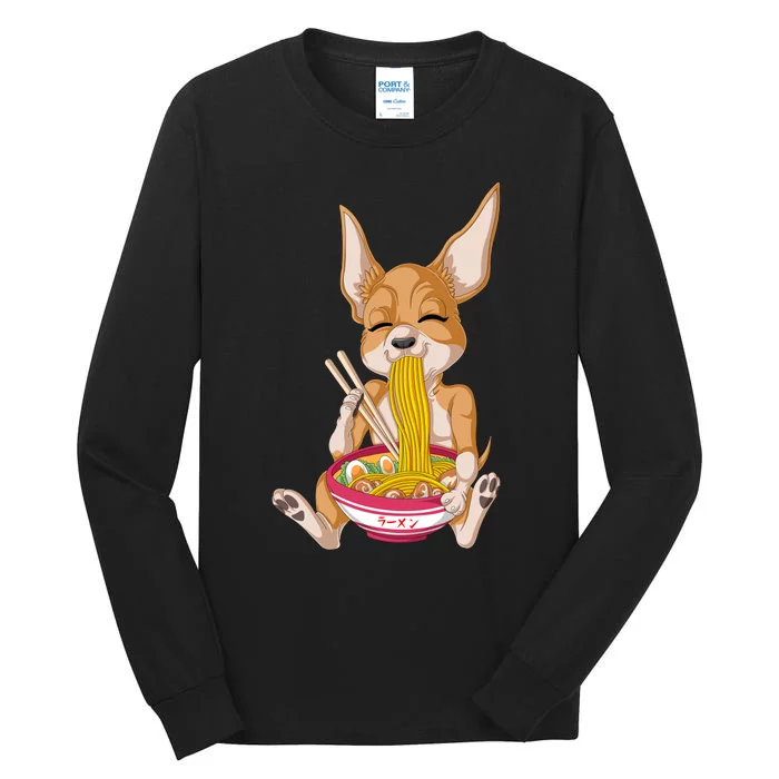 Chihuahua Ramen Tall Long Sleeve T-Shirt