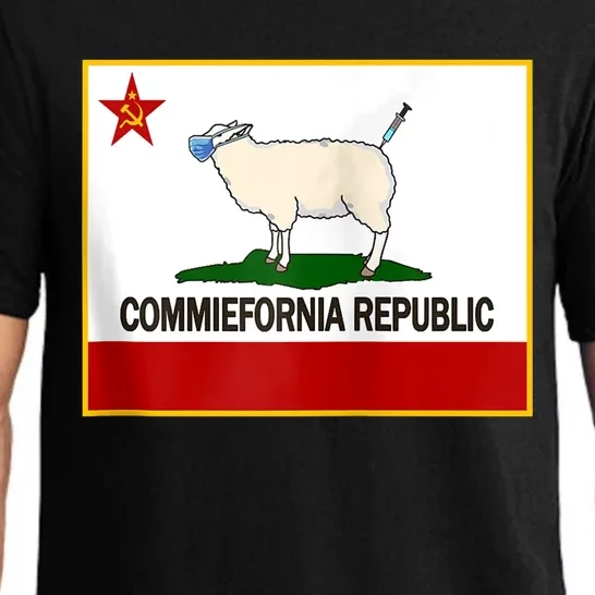 Commiefornia Republic California State Flag Funny Sheeple Pajama Set