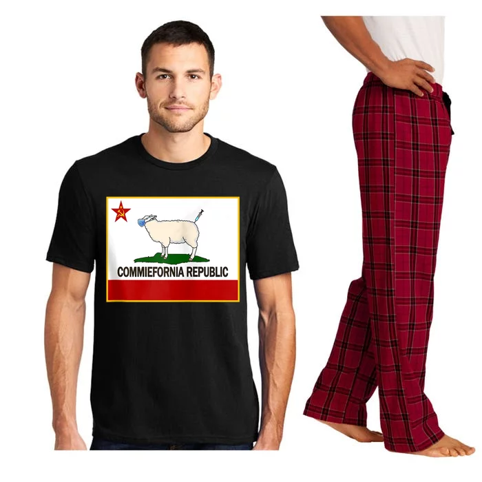 Commiefornia Republic California State Flag Funny Sheeple Pajama Set