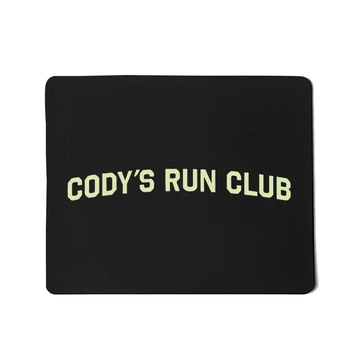 CodyS Run Club Performance Vest Mousepad