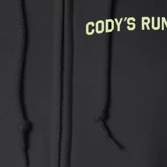 CodyS Run Club Performance Vest Full Zip Hoodie