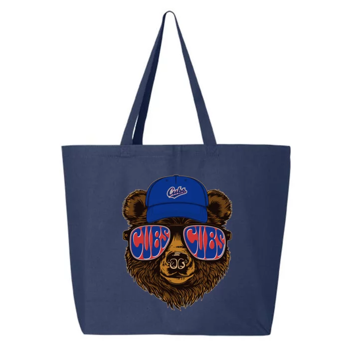 Cool Retro Cubs Bear 25L Jumbo Tote