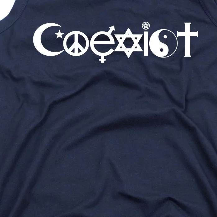 Coexist Religion Tank Top