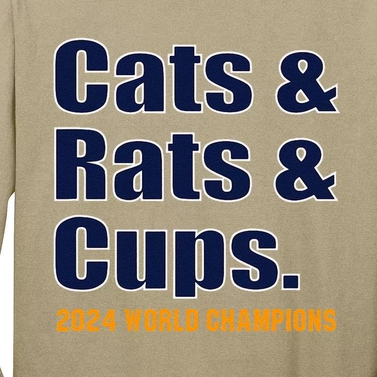 Cats & Rats & Cups Long Sleeve Shirt