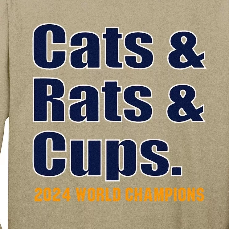 Cats & Rats & Cups Tall Long Sleeve T-Shirt