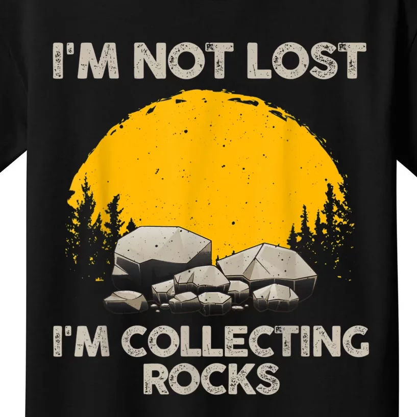 Cool Rock Collecting For Men Women Geologist Rock Hounds Kids T-Shirt