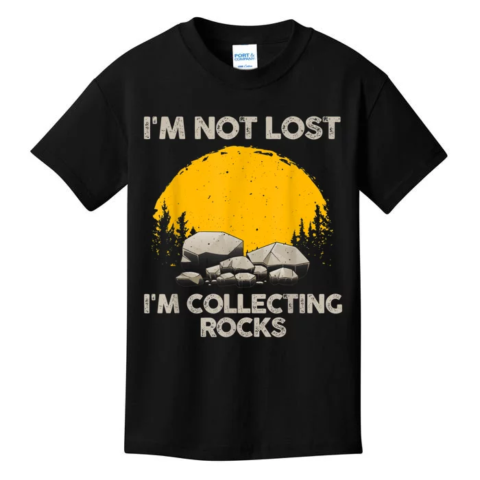 Cool Rock Collecting For Men Women Geologist Rock Hounds Kids T-Shirt